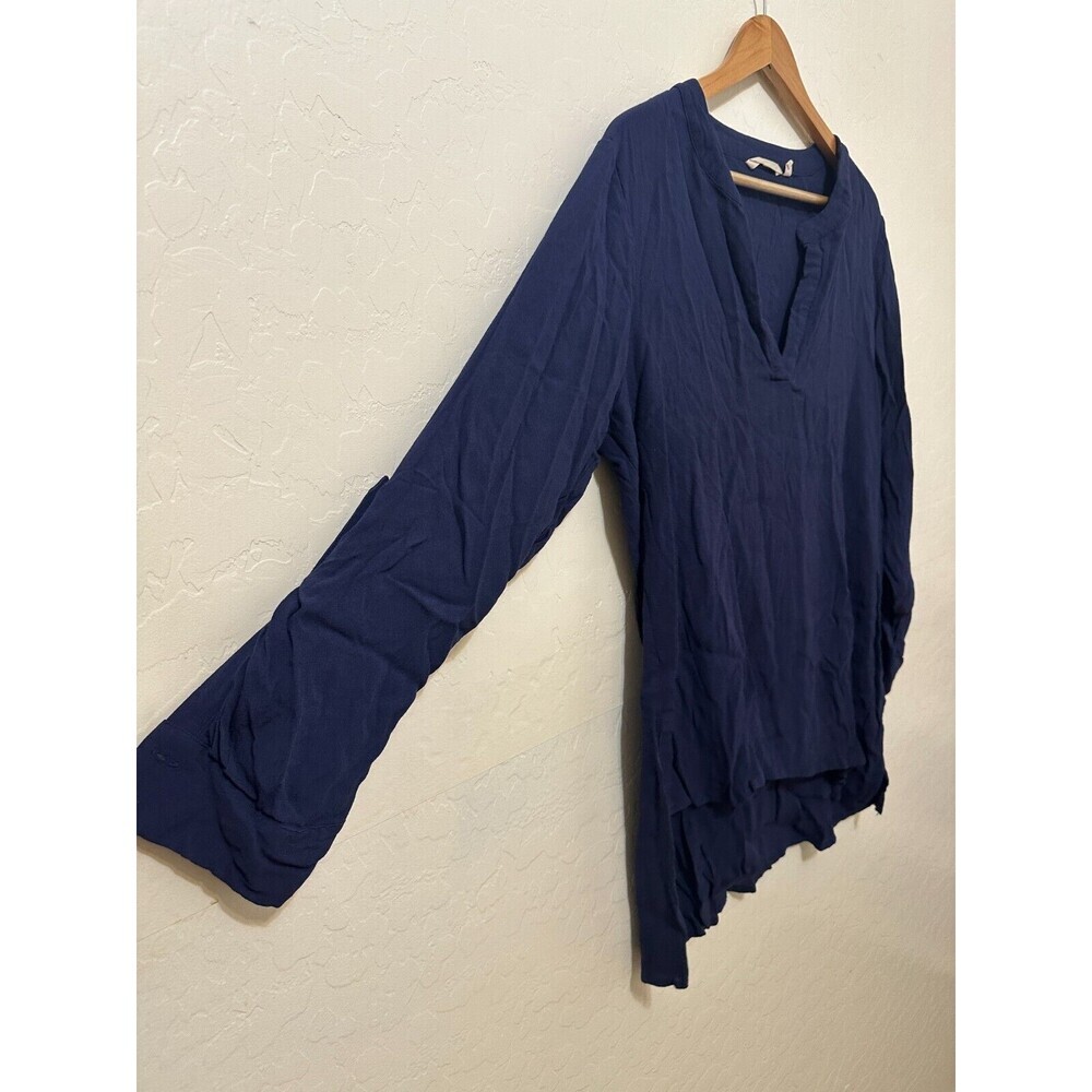 Soft Surroundings Womans Tunic Top Size‎ XL High Low 3/4 Sleeve Boho Lagenlook - Picture 7 of 13